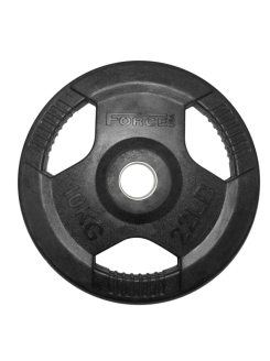 Force USA 10kg Rubber Coated Olympic Weight 